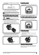 Preview for 15 page of Husqvarna 120iB Operator'S Manual