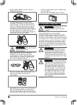 Предварительный просмотр 64 страницы Husqvarna 120iTK4-H Operator'S Manual