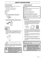 Предварительный просмотр 7 страницы Husqvarna 123L Operator'S Manual