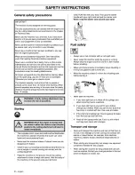 Preview for 8 page of Husqvarna 123L Operator'S Manual