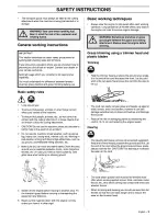Preview for 9 page of Husqvarna 123L Operator'S Manual