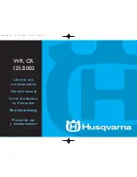 Preview for 1 page of Husqvarna 125/2002 Owner'S Manual