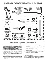 Preview for 4 page of Husqvarna 12527SB Operator'S Manual