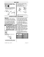 Предварительный просмотр 36 страницы Husqvarna 128CD Operator'S Manual