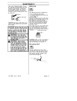 Preview for 21 page of Husqvarna 128DJ Operator'S Manual