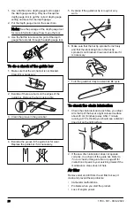 Preview for 20 page of Husqvarna 128PS Operator'S Manual