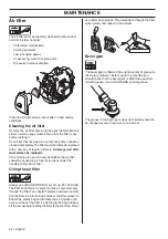 Предварительный просмотр 22 страницы Husqvarna 129DJx Operator'S Manual