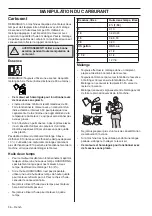 Предварительный просмотр 36 страницы Husqvarna 130BT Operator'S Manual