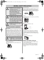 Предварительный просмотр 9 страницы Husqvarna 136 LiHD50 Operator'S Manual