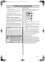 Предварительный просмотр 11 страницы Husqvarna 136 LiHD50 Operator'S Manual