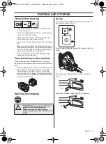 Предварительный просмотр 15 страницы Husqvarna 136 LiHD50 Operator'S Manual