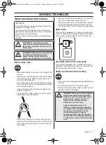 Предварительный просмотр 17 страницы Husqvarna 136 LiHD50 Operator'S Manual