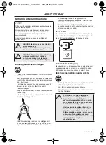 Предварительный просмотр 39 страницы Husqvarna 136 LiHD50 Operator'S Manual