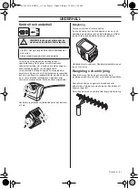 Предварительный просмотр 41 страницы Husqvarna 136 LiHD50 Operator'S Manual