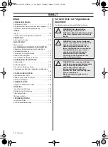 Предварительный просмотр 114 страницы Husqvarna 136 LiHD50 Operator'S Manual