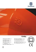 Preview for 1 page of Husqvarna 136Li Operator'S Manual