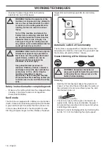 Preview for 18 page of Husqvarna 136LiC Operator'S Manual