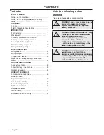 Предварительный просмотр 6 страницы Husqvarna 136LiHD45 Operator'S Manual