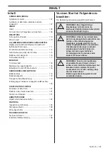 Preview for 109 page of Husqvarna 136LIL Operator'S Manual