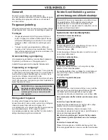 Preview for 105 page of Husqvarna 140 B Operator'S Manual