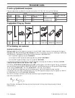 Preview for 112 page of Husqvarna 140 B Operator'S Manual