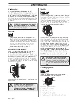 Preview for 20 page of Husqvarna 142 152RB User Manual