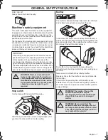 Preview for 7 page of Husqvarna 143AE15 Operator'S Manual