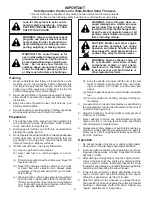 Preview for 2 page of Husqvarna 14527SB-LS Operator'S Manual