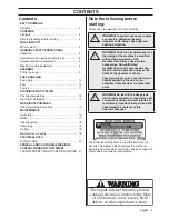 Preview for 3 page of Husqvarna 159LEB Operator'S Manual