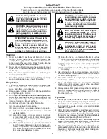 Preview for 2 page of Husqvarna 16527EXLT Operator'S Manual