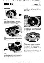 Preview for 25 page of Husqvarna 165R Workshop Manual