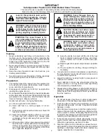 Preview for 2 page of Husqvarna 1827SB Operator'S Manual