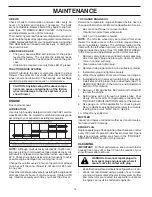 Preview for 14 page of Husqvarna 1827SB Operator'S Manual