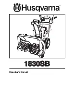 Husqvarna 1830SB Operator'S Manual предпросмотр