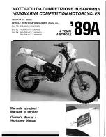 Preview for 1 page of Husqvarna 1989 510 TE Owner'S Manual / Workshop Manual