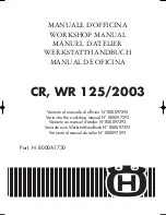 Husqvarna 2003 CR 125 Workshop Manual preview