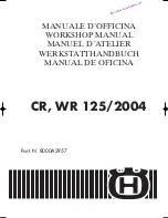 Husqvarna 2004 CR 125 Workshop Manual preview