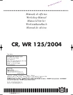 Preview for 3 page of Husqvarna 2004 CR 125 Workshop Manual