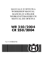 Preview for 3 page of Husqvarna 2004 CR 250 Workshop Manual