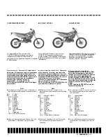 Предварительный просмотр 4 страницы Husqvarna 2004 CR 250 Workshop Manual