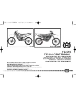 Предварительный просмотр 3 страницы Husqvarna 2004 TE 510 Owner'S Manual