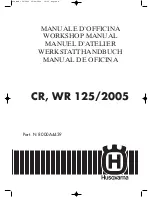 Husqvarna 2005 CR125 Workshop Manual preview