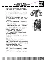 Preview for 170 page of Husqvarna 2005 TC 250 Workshop Manual