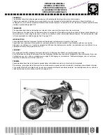 Preview for 178 page of Husqvarna 2005 TC 250 Workshop Manual