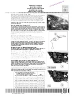 Preview for 505 page of Husqvarna 2005 TC 250 Workshop Manual