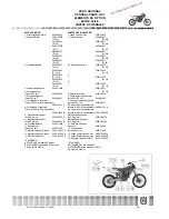 Preview for 580 page of Husqvarna 2005 TC 250 Workshop Manual