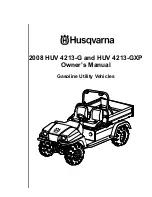 Preview for 1 page of Husqvarna 2008 HUV 4213-G Owner'S Manual