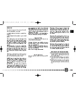 Preview for 95 page of Husqvarna 2009 SMR 450 Owner'S Manual