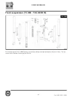 Предварительный просмотр 218 страницы Husqvarna 2010 SMR-450 Workshop Manual