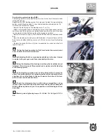 Предварительный просмотр 265 страницы Husqvarna 2010 SMR-450 Workshop Manual